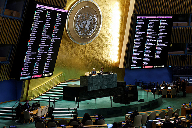 Česko v OSN zdrží při hlasování o dvoustátním řešení Izraele a Palestiny