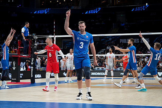 ONLINE: Česko - Írán. Vyrovnaný závěr první sady volejbalisté nakonec ztrácí