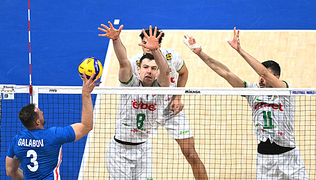 Čeští volejbalisté si zahrají o bronz, v semifinále proti Bulharům prohráli 1:3