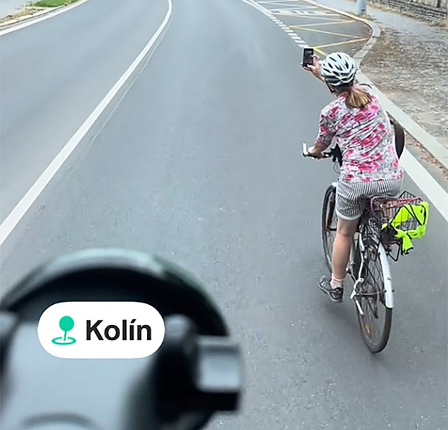 Pokuta pro cyklistku i vybržďováného kamioňáka. Problematický úsek, zjistilo město