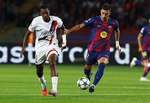 ONLINE: Barcelona hostí PSG, Kovář chytá proti Leverkusenu. Arsenal vede