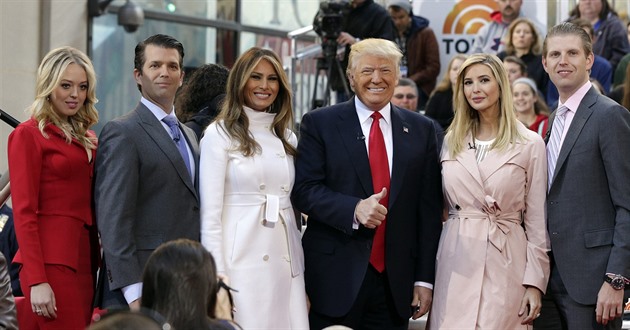 Synové a dcery Donalda Trumpa. Kdo je kdo v rodině prezidenta USA