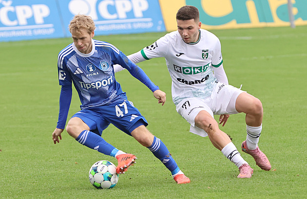 Karviná - Olomouc 1:1, Trousil premiéru v  první lize slaví bodem. Ghali dal první gól