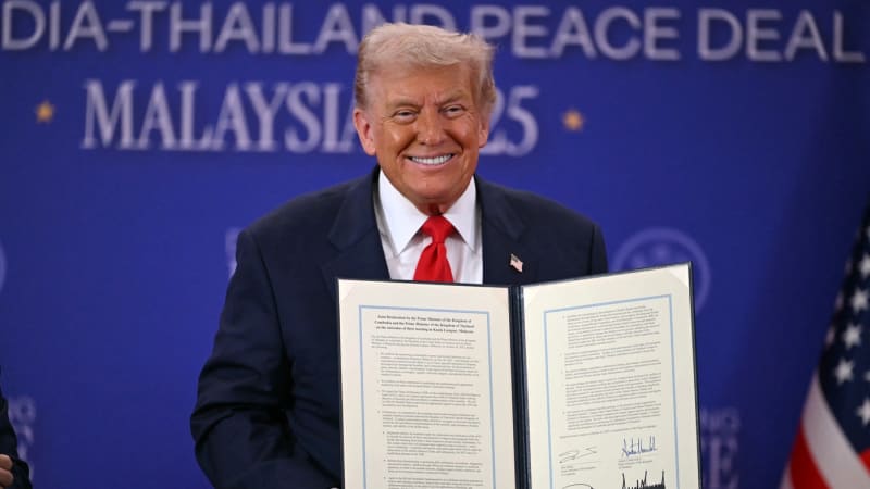 Trumpův tvrdý obchod: Konflikt Thajska a Kambodže ukončil ekonomickým tlakem. Podepsaly příměří