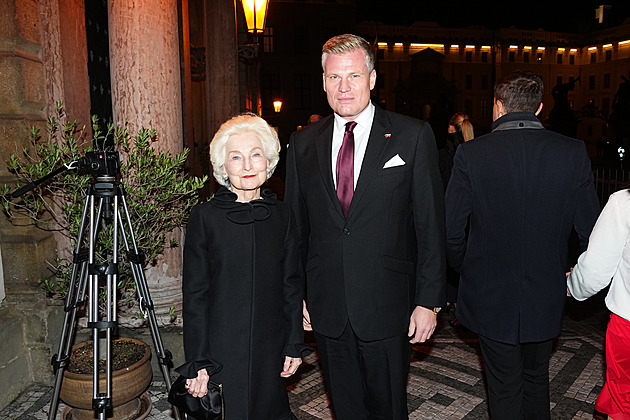 OBRAZEM: Bývalí premiéři i Schillerová s Havlíčkem. Kdo dorazil na Hrad?