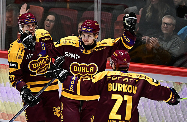 Jihlava porazila Chomutov a v tabulce první hokejové ligy už je druhá