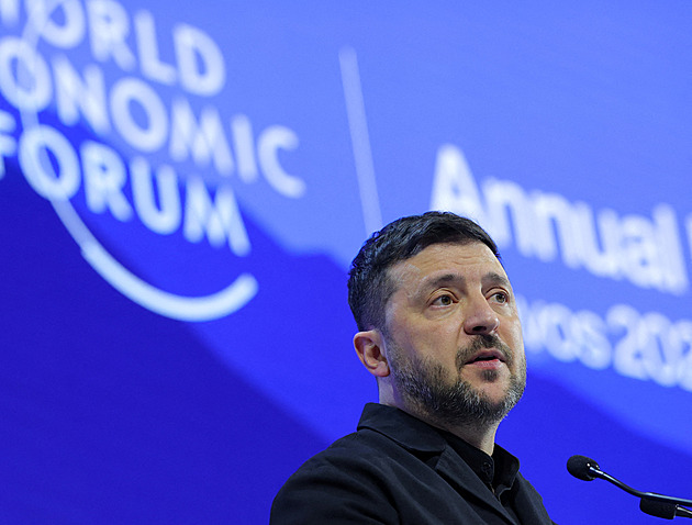Evropu v Davosu zkritizoval i Zelenskyj. Konejte, nespoléhejte na jiné, apeloval